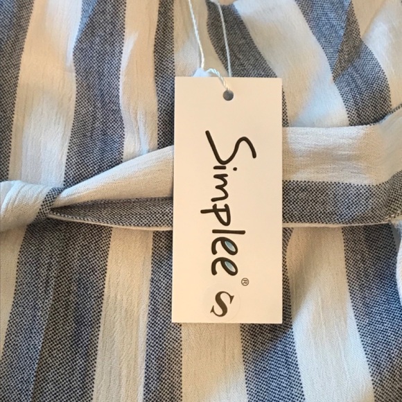 High Waisted Chiffon Striped Palazzo Pants Ruffles - Picture 12 of 13